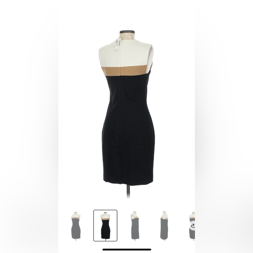 Trina Turk Black and Tan Dress size 2 - Picture 2 of 9